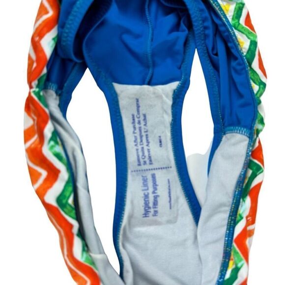 Bleu Rod Beattie Size 12 Chevron Banded Bikini Bottom NWOT - Picture 5 of 6